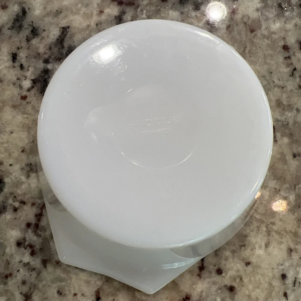 Arcopal France Vintage Milk Glass Casserole Baking Dish Floral French Hen Small